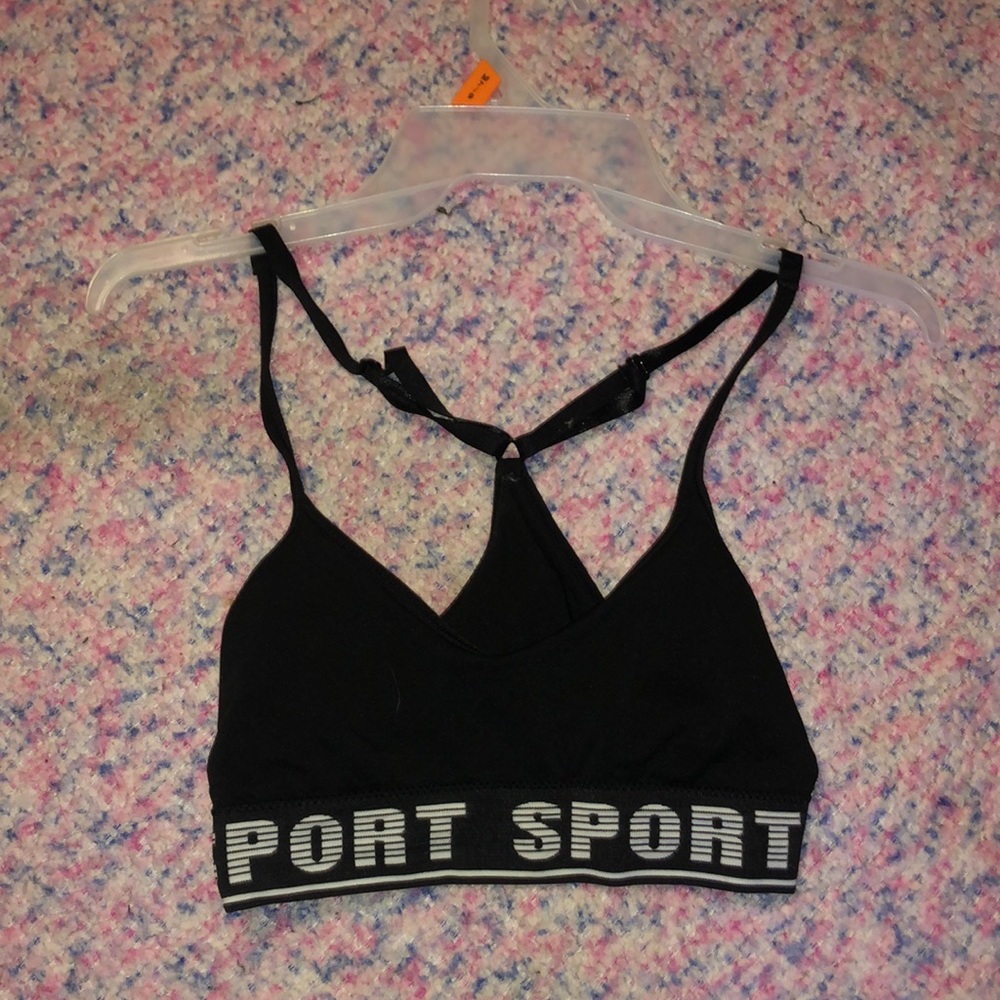 S black sport bra